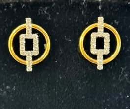 18KT Gold Tops Studded with Diamond – RJ-012