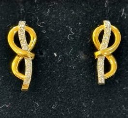 18KT Gold Tops Studded with Diamond – RJ-013