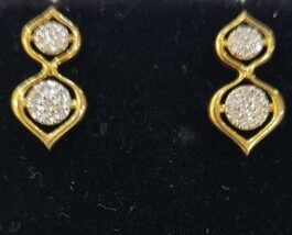 18KT Gold Tops Studded with Diamond – RJ-019