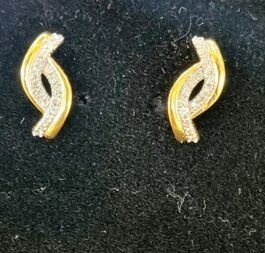 18KT Gold Tops Studded with Diamond – RJ-007